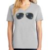 1-Hr Ladies V-Neck T-Shirt Thumbnail