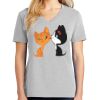 1-Hr Ladies V-Neck T-Shirt Thumbnail
