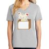 1-Hr Ladies V-Neck T-Shirt Thumbnail
