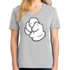 1-Hr Ladies V-Neck T-Shirt Thumbnail