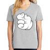 1-Hr Ladies V-Neck T-Shirt Thumbnail