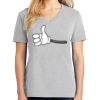 1-Hr Ladies V-Neck T-Shirt Thumbnail
