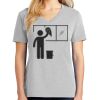 1-Hr Ladies V-Neck T-Shirt Thumbnail