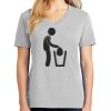 1-Hr Ladies V-Neck T-Shirt Thumbnail