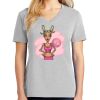 1-Hr Ladies V-Neck T-Shirt Thumbnail