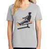 1-Hr Ladies V-Neck T-Shirt Thumbnail