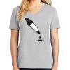 1-Hr Ladies V-Neck T-Shirt Thumbnail