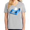 1-Hr Ladies V-Neck T-Shirt Thumbnail