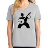 1-Hr Ladies V-Neck T-Shirt Thumbnail