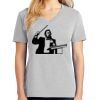 1-Hr Ladies V-Neck T-Shirt Thumbnail