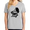 1-Hr Ladies V-Neck T-Shirt Thumbnail