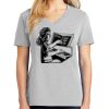 1-Hr Ladies V-Neck T-Shirt Thumbnail