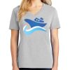 1-Hr Ladies V-Neck T-Shirt Thumbnail