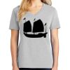 1-Hr Ladies V-Neck T-Shirt Thumbnail