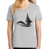 1-Hr Ladies V-Neck T-Shirt Thumbnail