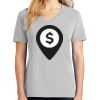 1-Hr Ladies V-Neck T-Shirt Thumbnail