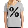 1-Hr Ladies V-Neck T-Shirt Thumbnail