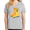 1-Hr Ladies V-Neck T-Shirt Thumbnail