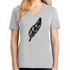 1-Hr Ladies V-Neck T-Shirt Thumbnail
