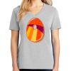 1-Hr Ladies V-Neck T-Shirt Thumbnail
