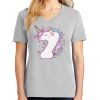 1-Hr Ladies V-Neck T-Shirt Thumbnail