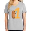 1-Hr Ladies V-Neck T-Shirt Thumbnail