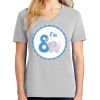 1-Hr Ladies V-Neck T-Shirt Thumbnail