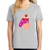 1-Hr Ladies V-Neck T-Shirt Thumbnail