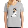 1-Hr Ladies V-Neck T-Shirt Thumbnail