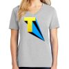 1-Hr Ladies V-Neck T-Shirt Thumbnail