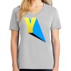 1-Hr Ladies V-Neck T-Shirt Thumbnail