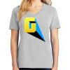 1-Hr Ladies V-Neck T-Shirt Thumbnail