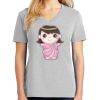 1-Hr Ladies V-Neck T-Shirt Thumbnail