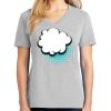 1-Hr Ladies V-Neck T-Shirt Thumbnail