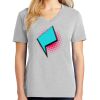 1-Hr Ladies V-Neck T-Shirt Thumbnail
