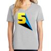 1-Hr Ladies V-Neck T-Shirt Thumbnail