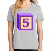 1-Hr Ladies V-Neck T-Shirt Thumbnail