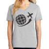 1-Hr Ladies V-Neck T-Shirt Thumbnail