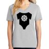 1-Hr Ladies V-Neck T-Shirt Thumbnail