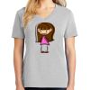 1-Hr Ladies V-Neck T-Shirt Thumbnail