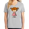 1-Hr Ladies V-Neck T-Shirt Thumbnail