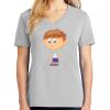 1-Hr Ladies V-Neck T-Shirt Thumbnail