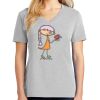1-Hr Ladies V-Neck T-Shirt Thumbnail