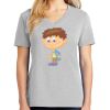 1-Hr Ladies V-Neck T-Shirt Thumbnail