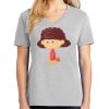 1-Hr Ladies V-Neck T-Shirt Thumbnail