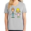 1-Hr Ladies V-Neck T-Shirt Thumbnail