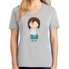1-Hr Ladies V-Neck T-Shirt Thumbnail