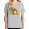 1-Hr Ladies V-Neck T-Shirt Thumbnail