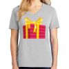 1-Hr Ladies V-Neck T-Shirt Thumbnail