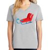 1-Hr Ladies V-Neck T-Shirt Thumbnail